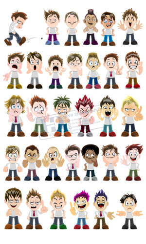 Vector Chibi Bé Trai