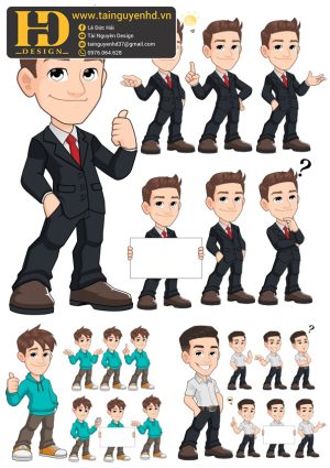 Vector Chibi Boy