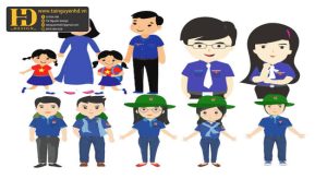 Vector Chibi Đoàn Thanh Niên