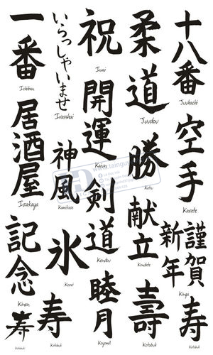 Vector Chữ Hán, Chữ Trung Quốc (2)
