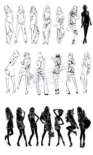 Vector Cô Gái, Girl