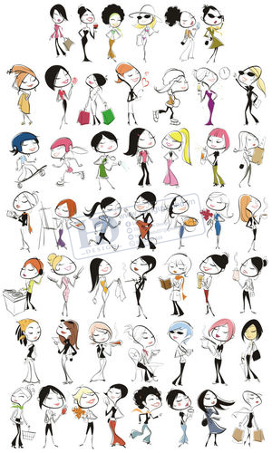 Vector Cô Gái Nhỏ