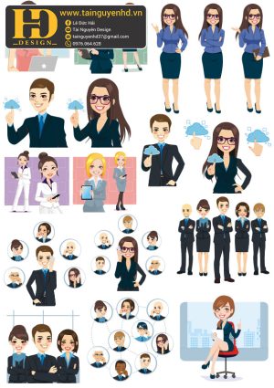 Vector Cô Giáo, Teacher Girl (7)