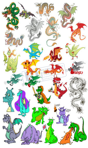 Vector Con Rồng, Dragon (2)