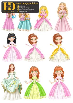 Vector Công Chúa, Chibi  (1)