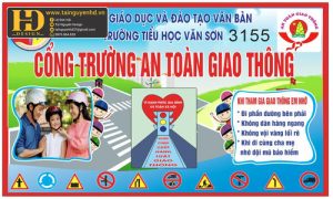 Vector Cổng Trường An Toàn Giao Thông