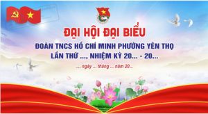 Vector Đại Hội Chi Đoàn TNCS