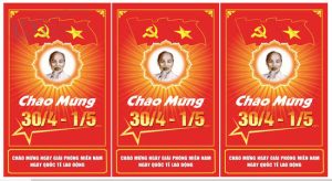 Vector Đại Lễ 30-4 và Quốc Tế Lao Động 1-5