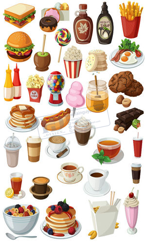 Vector Đồ Ăn Nhanh