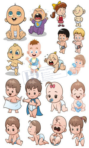 Vector Em Bé, Chibi, Baby