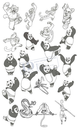 Vector Gấu Panda, Bear