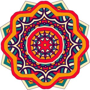 Vector Hoa Văn Cổ Điển, Mandala, Hoa Văn Tem Nhãn (100)