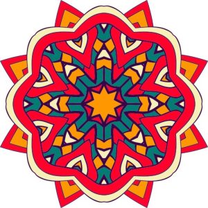 Vector Hoa Văn Cổ Điển, Mandala, Hoa Văn Tem Nhãn (103)