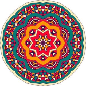 Vector Hoa Văn Cổ Điển, Mandala, Hoa Văn Tem Nhãn (105)