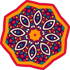 Vector Hoa Văn Cổ Điển, Mandala, Hoa Văn Tem Nhãn (108)