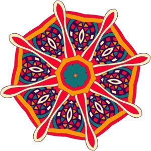 Vector Hoa Văn Cổ Điển, Mandala, Hoa Văn Tem Nhãn (112)