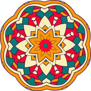 Vector Hoa Văn Cổ Điển, Mandala, Hoa Văn Tem Nhãn (118)