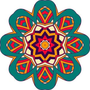 Vector Hoa Văn Cổ Điển, Mandala, Hoa Văn Tem Nhãn (120)