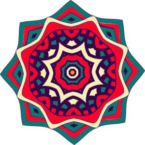 Vector Hoa Văn Cổ Điển, Mandala, Hoa Văn Tem Nhãn (121)