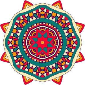 Vector Hoa Văn Cổ Điển, Mandala, Hoa Văn Tem Nhãn (122)