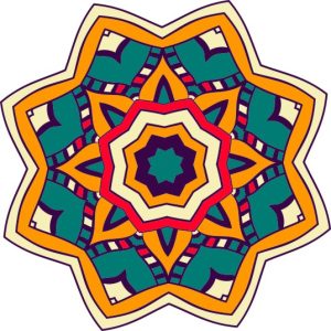Vector Hoa Văn Cổ Điển, Mandala, Hoa Văn Tem Nhãn (123)