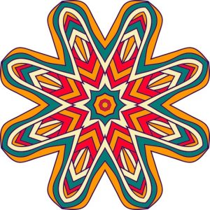 Vector Hoa Văn Cổ Điển, Mandala, Hoa Văn Tem Nhãn (126)