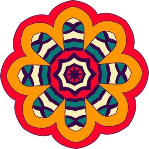 Vector Hoa Văn Cổ Điển, Mandala, Hoa Văn Tem Nhãn (127)
