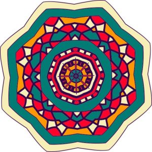 Vector Hoa Văn Cổ Điển, Mandala, Hoa Văn Tem Nhãn (128)