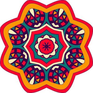 Vector Hoa Văn Cổ Điển, Mandala, Hoa Văn Tem Nhãn (129)