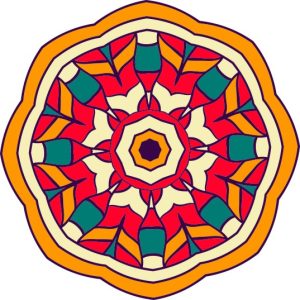 Vector Hoa Văn Cổ Điển, Mandala, Hoa Văn Tem Nhãn (130)