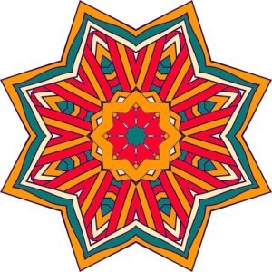 Vector Hoa Văn Cổ Điển, Mandala, Hoa Văn Tem Nhãn (132)