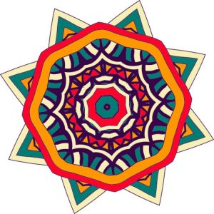 Vector Hoa Văn Cổ Điển, Mandala, Hoa Văn Tem Nhãn (133)