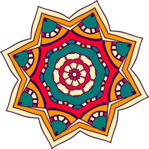 Vector Hoa Văn Cổ Điển, Mandala, Hoa Văn Tem Nhãn (134)