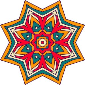 Vector Hoa Văn Cổ Điển, Mandala, Hoa Văn Tem Nhãn (135)