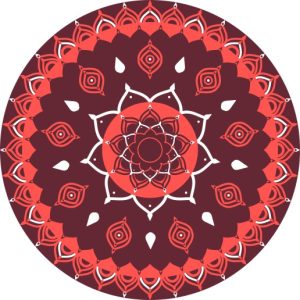 Vector Hoa Văn Cổ Điển, Mandala, Hoa Văn Tem Nhãn (144)