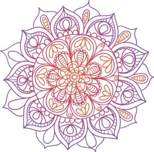 Vector Hoa Văn Cổ Điển, Mandala, Hoa Văn Tem Nhãn (147)
