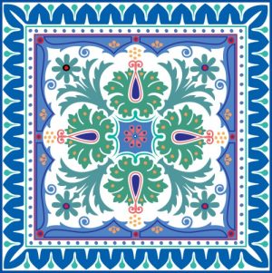 Vector Hoa Văn Cổ Điển, Mandala, Hoa Văn Tem Nhãn (149)
