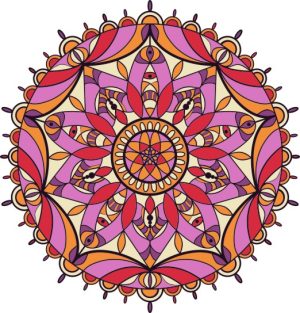 Vector Hoa Văn Cổ Điển, Mandala, Hoa Văn Tem Nhãn (15)