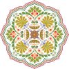 Vector Hoa Văn Cổ Điển, Mandala, Hoa Văn Tem Nhãn (151)