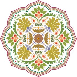 Vector Hoa Văn Cổ Điển, Mandala, Hoa Văn Tem Nhãn (151)