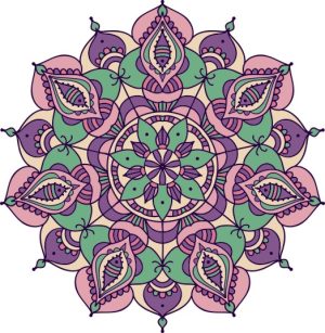 Vector Hoa Văn Cổ Điển, Mandala, Hoa Văn Tem Nhãn (16)