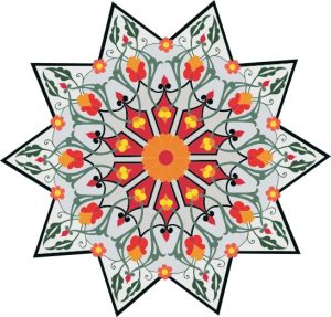 Vector Hoa Văn Cổ Điển, Mandala, Hoa Văn Tem Nhãn (160)