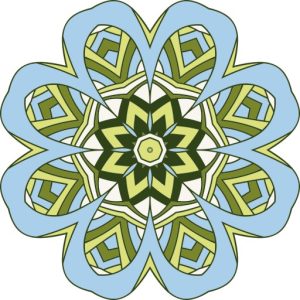 Vector Hoa Văn Cổ Điển, Mandala, Hoa Văn Tem Nhãn (161)