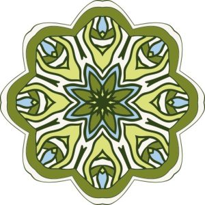 Vector Hoa Văn Cổ Điển, Mandala, Hoa Văn Tem Nhãn (165)