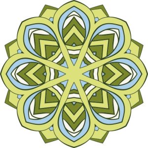 Vector Hoa Văn Cổ Điển, Mandala, Hoa Văn Tem Nhãn (167)