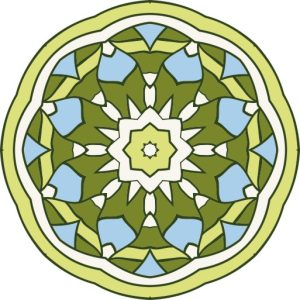Vector Hoa Văn Cổ Điển, Mandala, Hoa Văn Tem Nhãn (168)