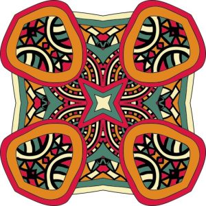 Vector Hoa Văn Cổ Điển, Mandala, Hoa Văn Tem Nhãn (169)