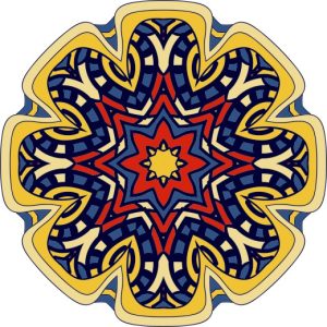 Vector Hoa Văn Cổ Điển, Mandala, Hoa Văn Tem Nhãn (177)
