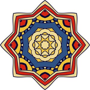 Vector Hoa Văn Cổ Điển, Mandala, Hoa Văn Tem Nhãn (179)
