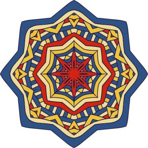 Vector Hoa Văn Cổ Điển, Mandala, Hoa Văn Tem Nhãn (181)